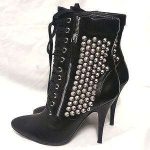 Giuseppe Zanotti x Balmain Studded Booties